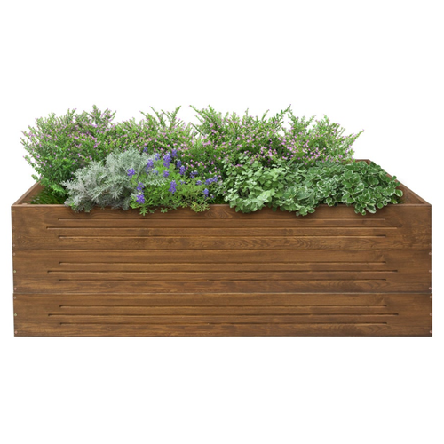 Hochbeet aus Holz 180 × 80 × 60 cm
